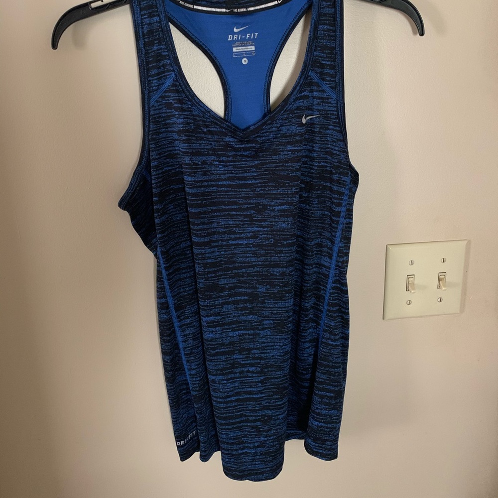 Blue Tank top great for workouts!